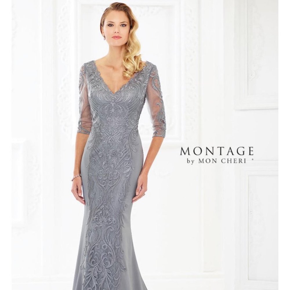 Montage by Mon Cheri Gown Size 14 NWOT